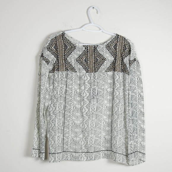 Plenty by Tracy Reese Embroidered Viscose Blouse - Picture 2 of 3